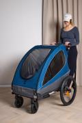 Beemoo Sporty Trail Fahrradanhänger, Deep Blue