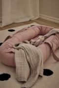 Alice &  Fox ASTRID Babynest mit Griff, Hellrosa