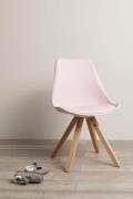 Alice &  Fox Schreibtischstuhl Holz, Soft Pink