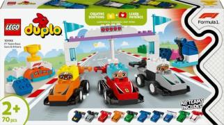 LEGO DUPLO Town 10445 F1 Team Rennautos mit Rennfahrern