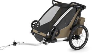 Thule Chariot Cross 2 Fahrradanhänger, Khaki G3