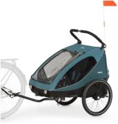 Hauck Dryk Duo Fahrradanhänger, Ocean Green
