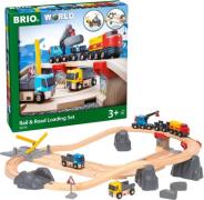 BRIO World 33210 Straßen &  Schienen Steinverladeset