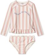 LIEWOOD Dagny Badeset, Stripe Sorbet Rose/Creme De La Creme, 110