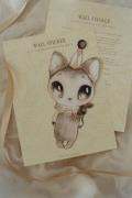 Mrs Mighetto Wallsticker, Dear Meow