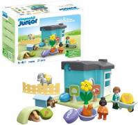 Playmobil 71690 1.2.3: Tierpension mit Futterspender Bausatz