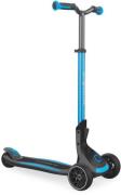 Globber Ultimum 3-rädriger Klapp-Tretroller, Schwarz/Blau