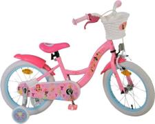 Volare Disney Princess Kinderfahrrad 16 Zoll, Rosa