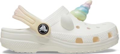 Crocs Classic IAM Rainbow Unicorn Kids Kinder Sandalen, Chalk, 22-23