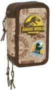 Jurassic World Dreifach-Federmäppchen, Sandfarben