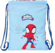 Spidey and His Amazing Friends Turnbeutel, Rot/Hellblau