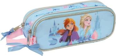 Disney Die Eiskönigin Doppel-Federmäppchen Ice Magic, Hellblau