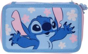 Disney Lilo and Stitch Doppel-Federmäppchen, Hellblau
