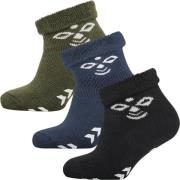 Hummel Snubbie Socken 3er-Pack, Black/Olive Night, 15-17