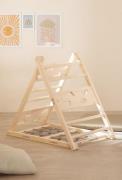 Roba Holz-Kletterdreieck, Grau/Natur