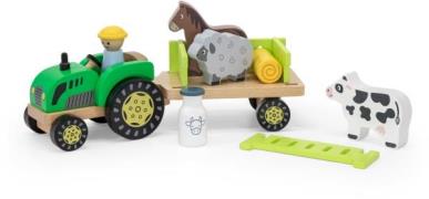 VIGA Farm Traktor mit Anhänger