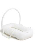 Alice &  Fox ALBA Babynest mit Griffen, White Muslin