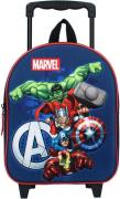 Marvel Avengers 3D Trolley Reisekoffer Great Escapes, Blau