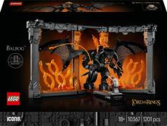 LEGO Icons 10367 Der Herr der Ringe: Balrog Bücherstütze
